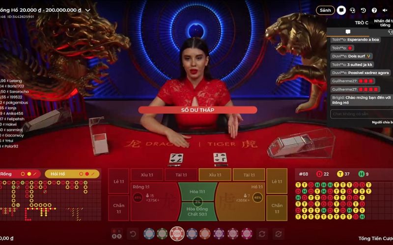 Cách chơi Rồng Hổ tại sảnh game DO99