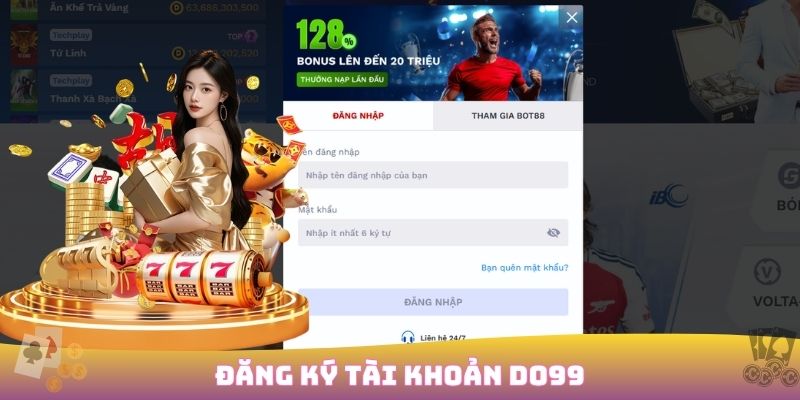 Đăng ký tài khoản DO99 nhanh và an toàn