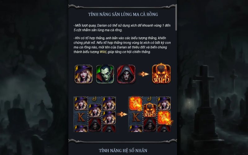 Cách chơi game nổ hũ Thợ Săn Ma Ca Rồng và mẹo tăng tỷ lệ thắng 4 Tỷ lệ Wild và Scrat giúp thắng lớn trong game nổ hũ Thợ Săn Ma Cà Rồng