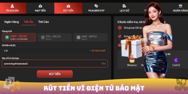 Rút tiền DO99 bằng ví điện tử