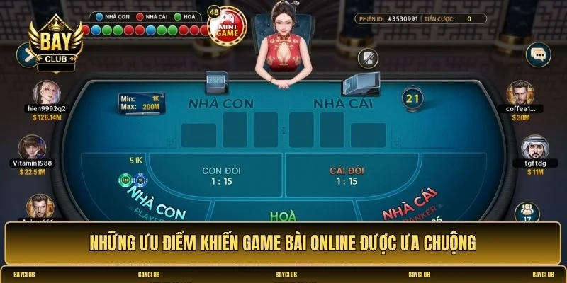 Game bài trực tuyến